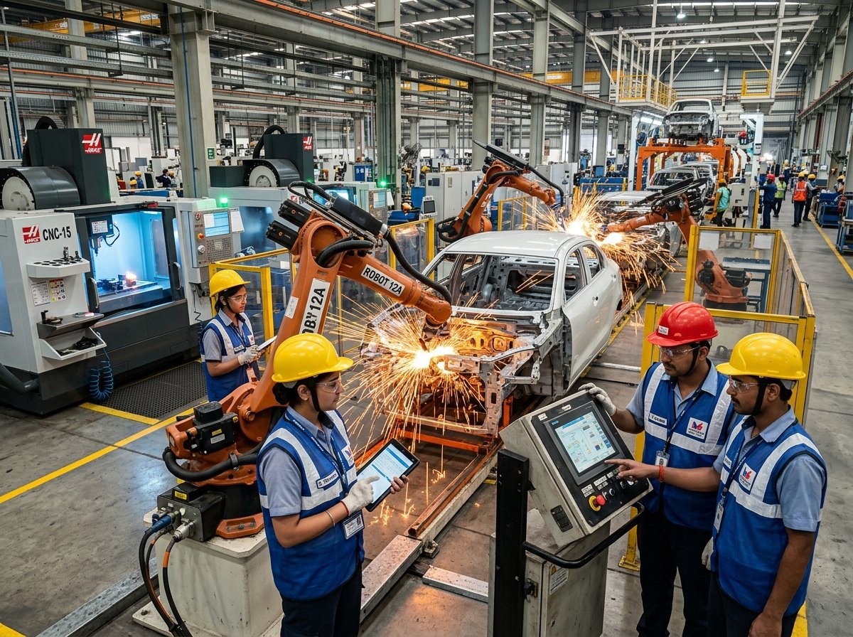 Robotic welding and automotive production line in Delhi NCR